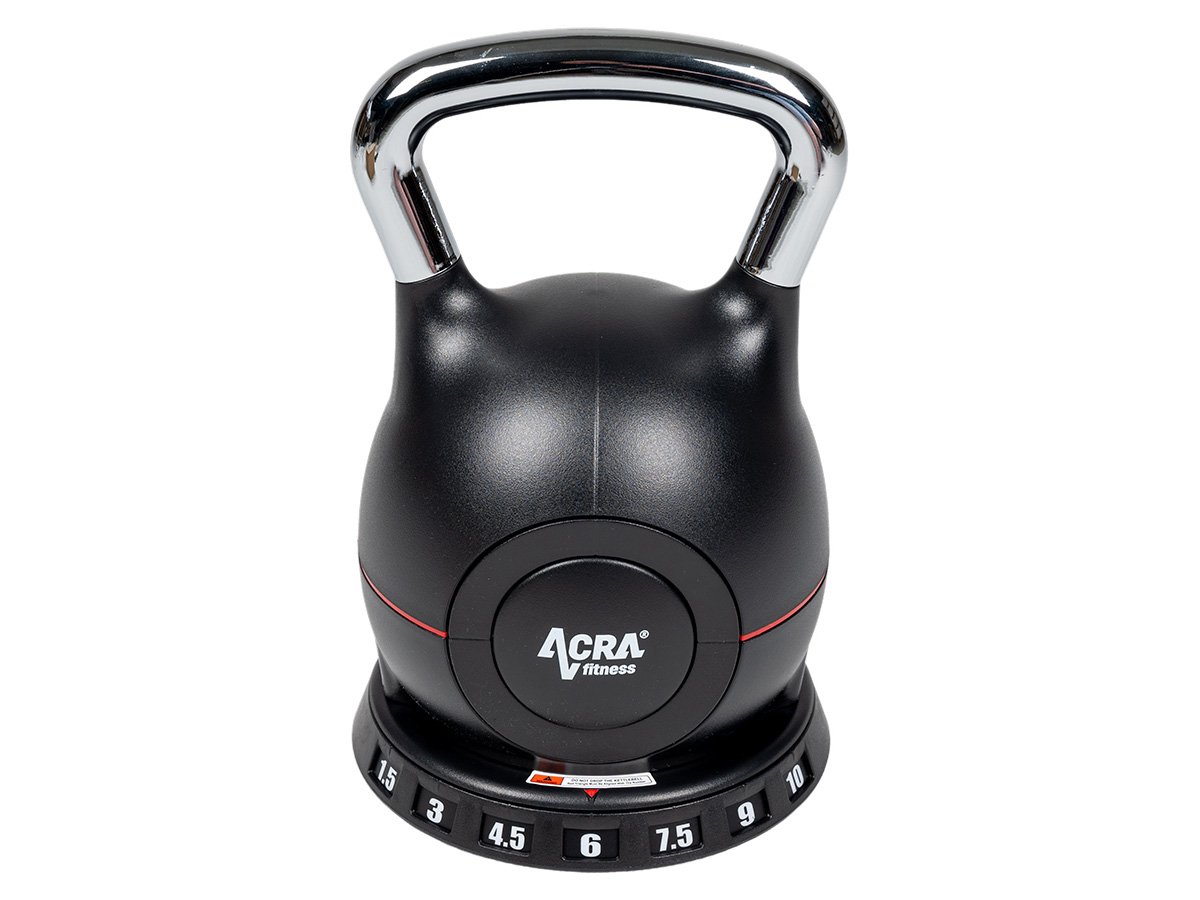 Kettlebell nové generace 7v1 - nastavitelný, 1,5 - 10 kg