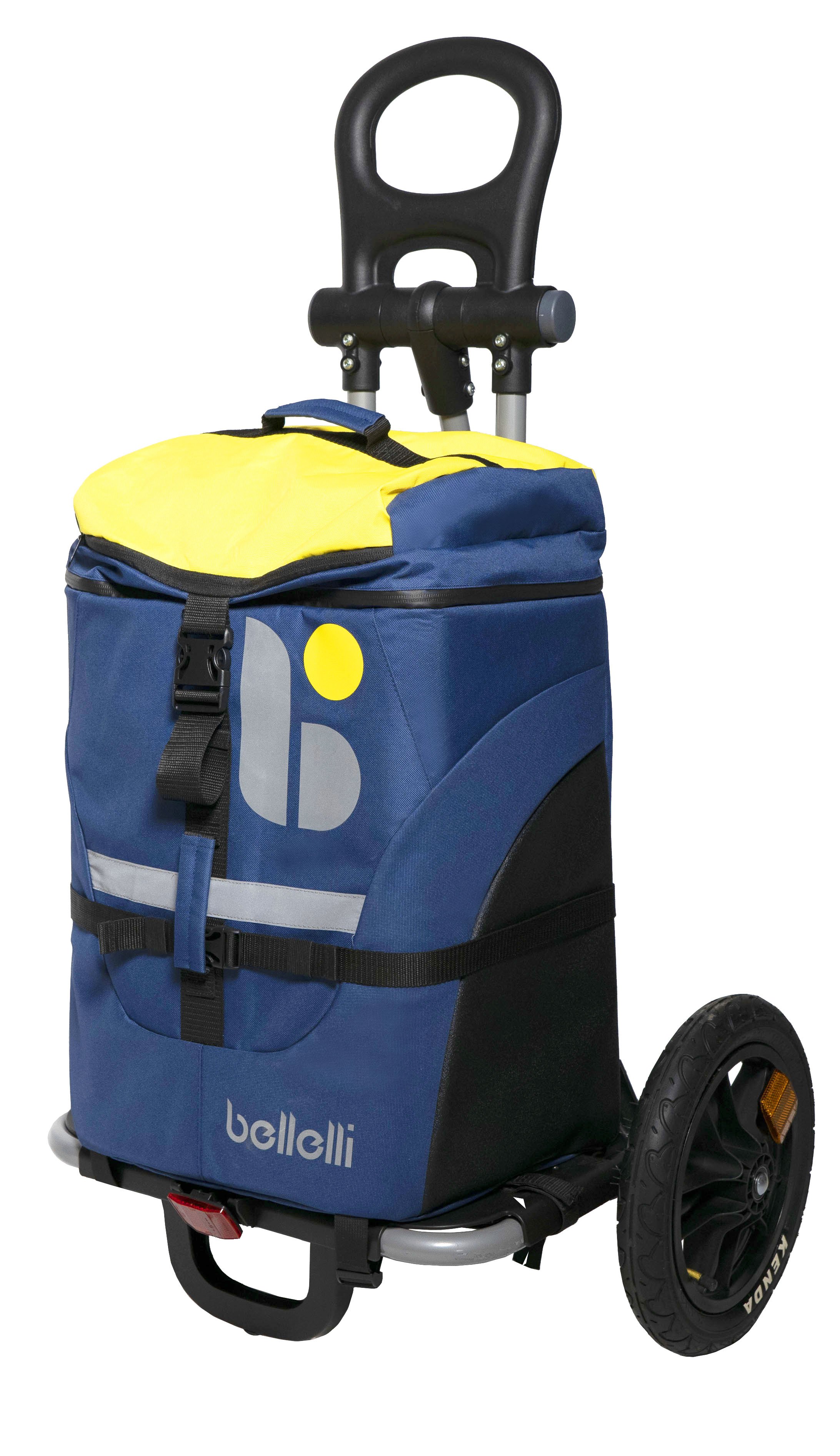BELLELLI B-TOURIST Nákupní vozík za kolo 2v1, modrý