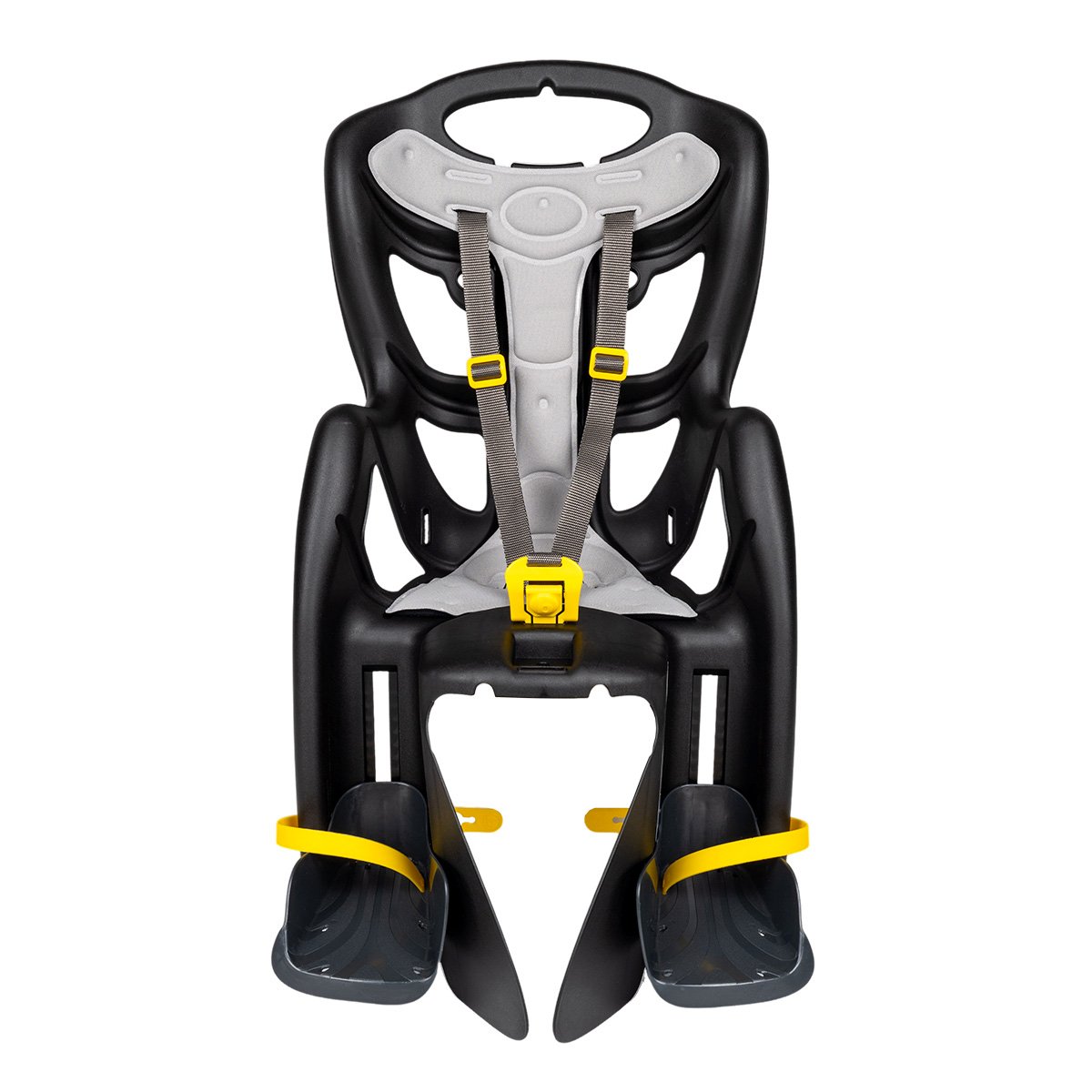 BELLELLI PEPE Dětská sedačka na kolo, upevnění na rám, černá