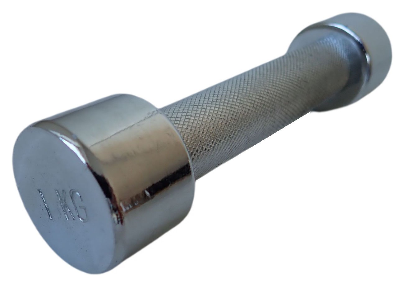 Chromová jednoruční činka 3kg