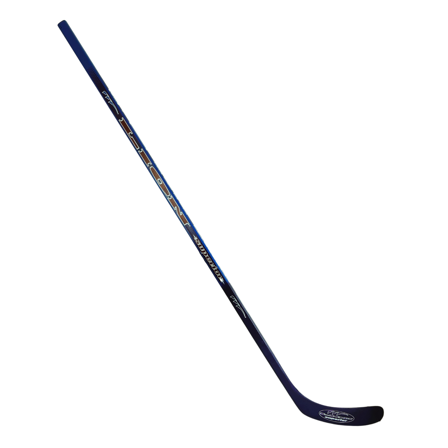 Hokejka 147cm, dřev., laminátová pravá - modrá