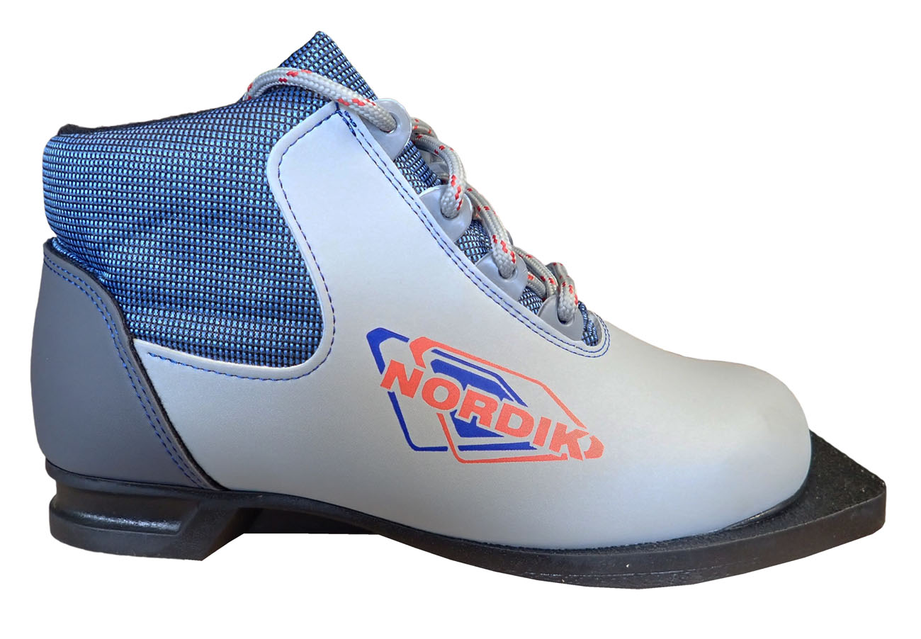 Běžecké boty Skol Nordik modrobílé 75mm - velikost 35