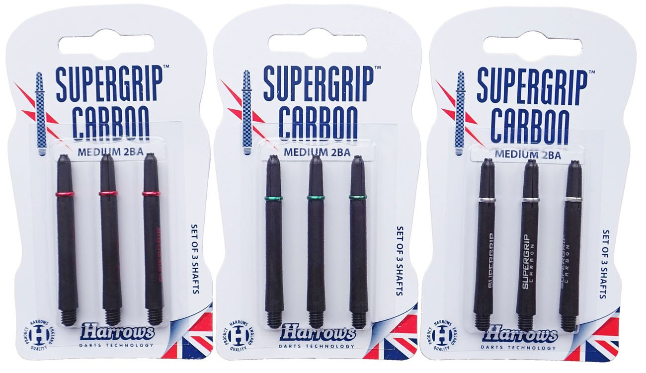 Náhradní násadky na šipky SUPERGRIP CARBON HARROWS vel. S T73