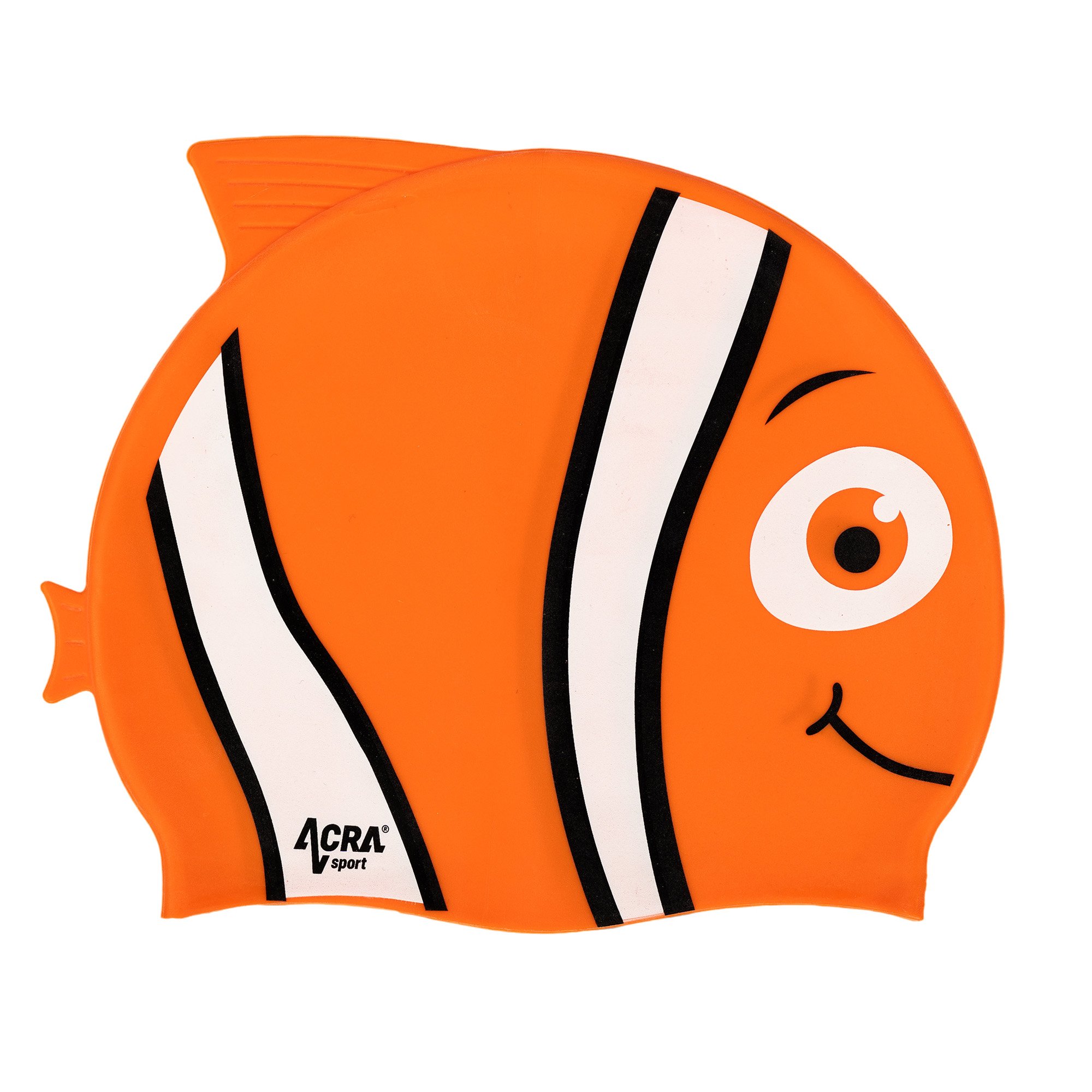 Dětská plavecká koupací čepice, NEMO, oranžová