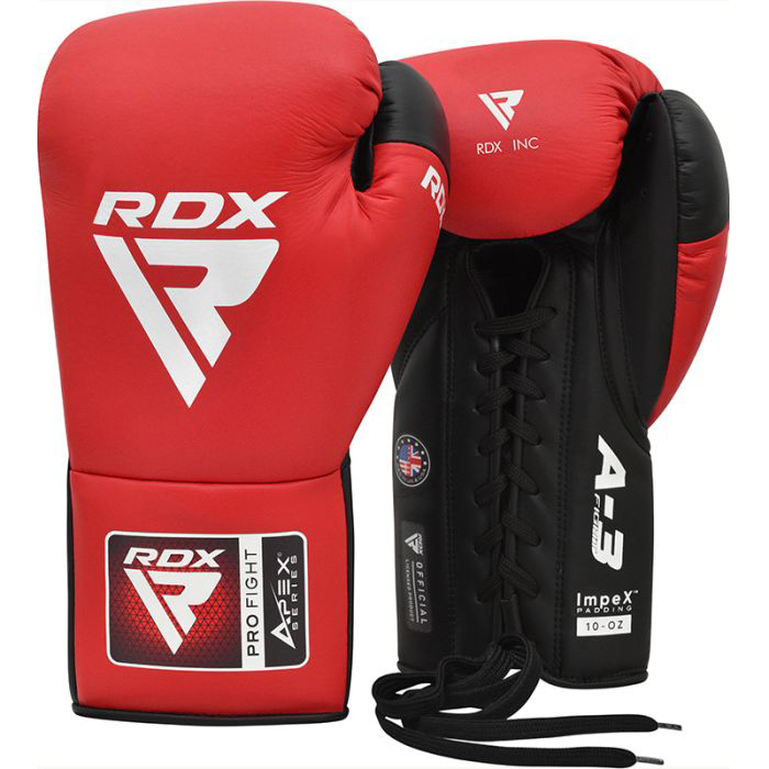 Boxerské rukavice RDX PF APEX Competition/Fight Lace Up