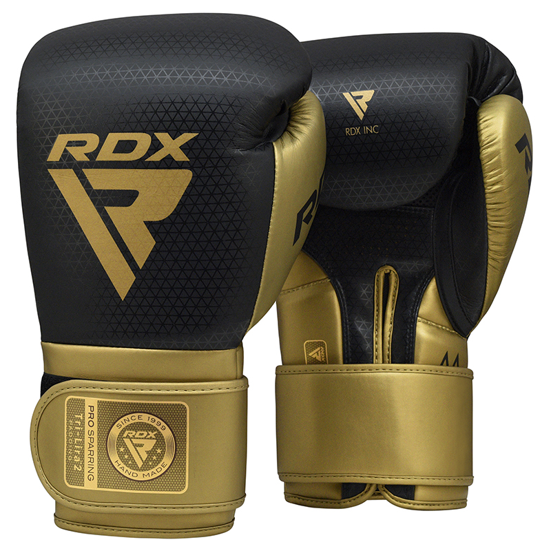 RDX L2 Mark Pro Boxerské rukavice na hák a smyčku Černá / zlatá