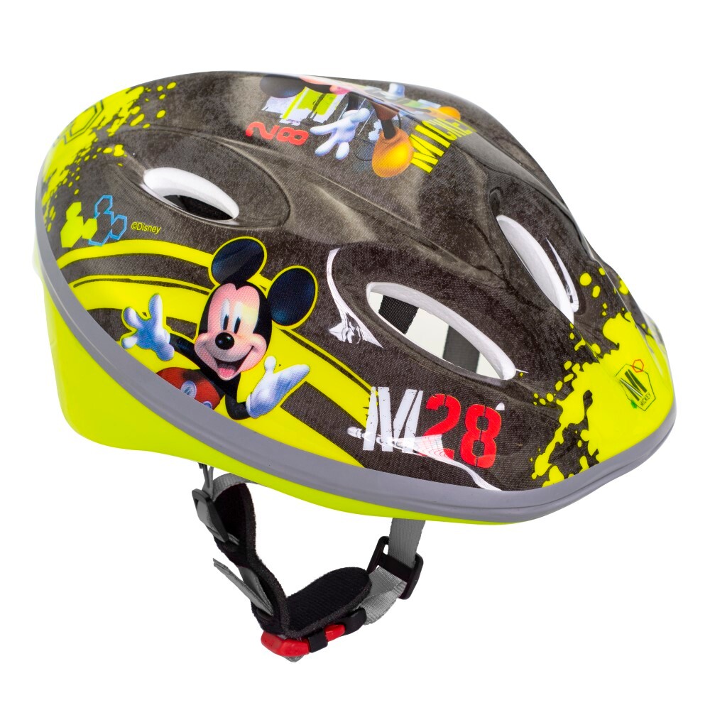 Cyklistická helma Mickey Mouse, černá, 52-56cm