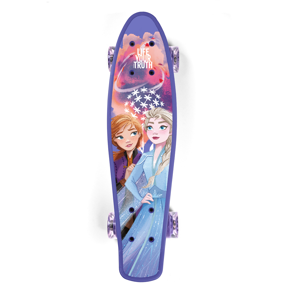 Skateboard Frozen 2, fialový