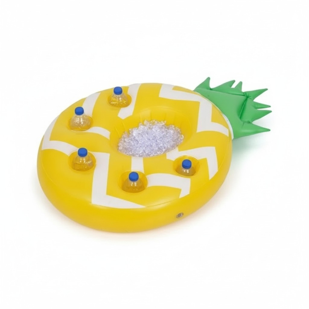 SUN CLUB Nafukovací držák na nápoje Ananas