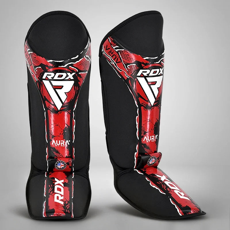 RDX Chrániče holení F17 Aura, červeno černé